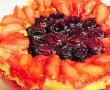 Desert tarta de toamna rasturnata cu mere, prune si gem de prune-2