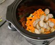 Fasole cu carnati afumati la slow cooker Crock-Pot-8