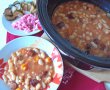 Mancare de fasole boabe cu cabanosi, la slow cooker Crock-Pot-3