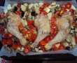 Pulpe de pui cu legume si cartofi copti-7