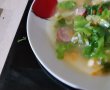 Ciorba de salata verde cu carnati  si parmezan-19