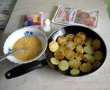Aperitiv omleta cu cartofi, salam si cascaval-4