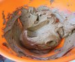 Desert prajitura cu capsuni, crema de ciocolata si de vanilie-0