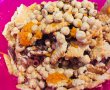 Desert tort de biscuiti cu Nutella, jeleuri de portocale si alune de padure-4
