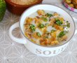 Supa crema de cartofi cu usturoi copt si pesto de patrunjel-2