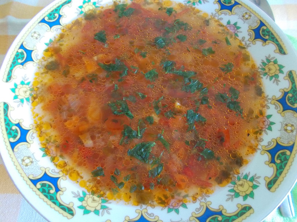 Supa de rosii cu legume