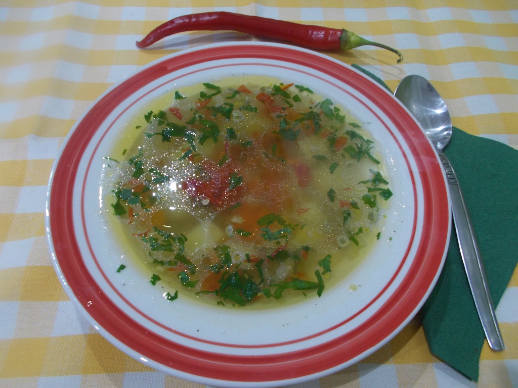 Supa de post, cu legume si chimen
