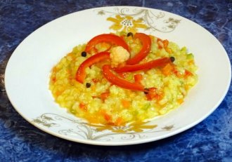 Orez cu legume la tigaia wok