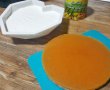 Desert tort entremet cu cocos si fructe tropicale-3