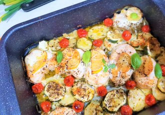 Salau cu zucchini