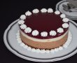 Desert cheesecake rece cu ciocolata si jeleu de zmeura-12