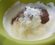 Desert prajitura cu foi caramel, cu blat de cacao si crema de lamaie-0