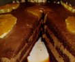 Desert tort de ciocolata si portocale-15