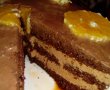 Desert tort de ciocolata si portocale-16