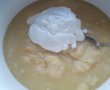 Supa crema de cartofi, cu smantana, unt si afumaturi-8