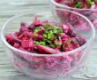 Salata cazaceasca cu sfecla rosie, fasole si piept de pui-7