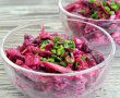 Salata cazaceasca cu sfecla rosie, fasole si piept de pui-8