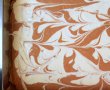 Desert prajitura marmorata, cu branza si stafide-4