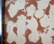 Desert prajitura marmorata, cu branza si stafide-5
