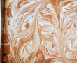 Desert prajitura marmorata, cu branza si stafide-6
