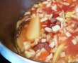 Supa de varza cu carnat afumat-4