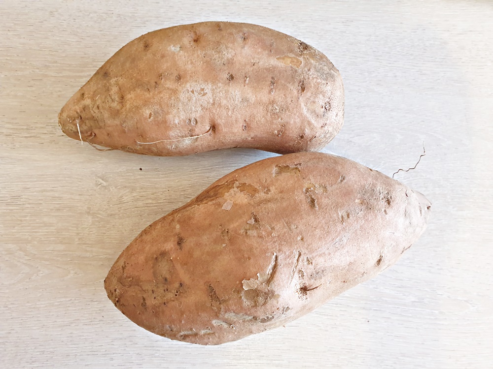 Cartofi dulci la cuptor