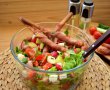 Salata de legume cu mozzarella, servita cu grisine in bacon-6