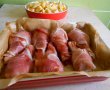 Copanele de pui invelite in bacon, la cuptor-5