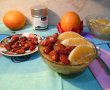 Desert piure de mere coapte, cu portocale si migdale glasate-0