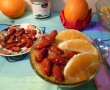 Desert piure de mere coapte, cu portocale si migdale glasate-11