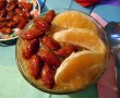 Desert piure de mere coapte, cu portocale si migdale glasate-14