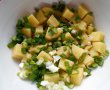 Salata de cartofi, cu ceapa verde si masline-3