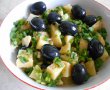 Salata de cartofi, cu ceapa verde si masline-6