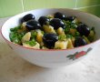 Salata de cartofi, cu ceapa verde si masline-14