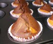 Desert muffins de post cu aroma de vanilie si cacao-3