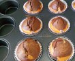 Desert muffins de post cu aroma de vanilie si cacao-10