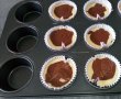 Desert muffins de post cu aroma de vanilie si cacao-11