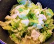 Supa de salata verde cu iaurt si codita de purcel afumat-13