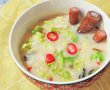 Supa de salata verde cu iaurt si codita de purcel afumat-14