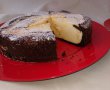 Desert cheesecake cu aroma de vanilie si blat ciocolatos-10