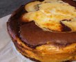 Desert cheesecake cu aroma de vanilie si blat ciocolatos-16