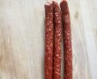Penne cu cabanosi in sos de rosii-0
