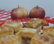 Desert prajitura cu mere, budinca si foietaj-9