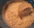 Desert tort cu crema de zmeura si glazura de ciocolata-14