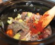 Tocanita de vitel cu orrechiete si salata de varza murata-4
