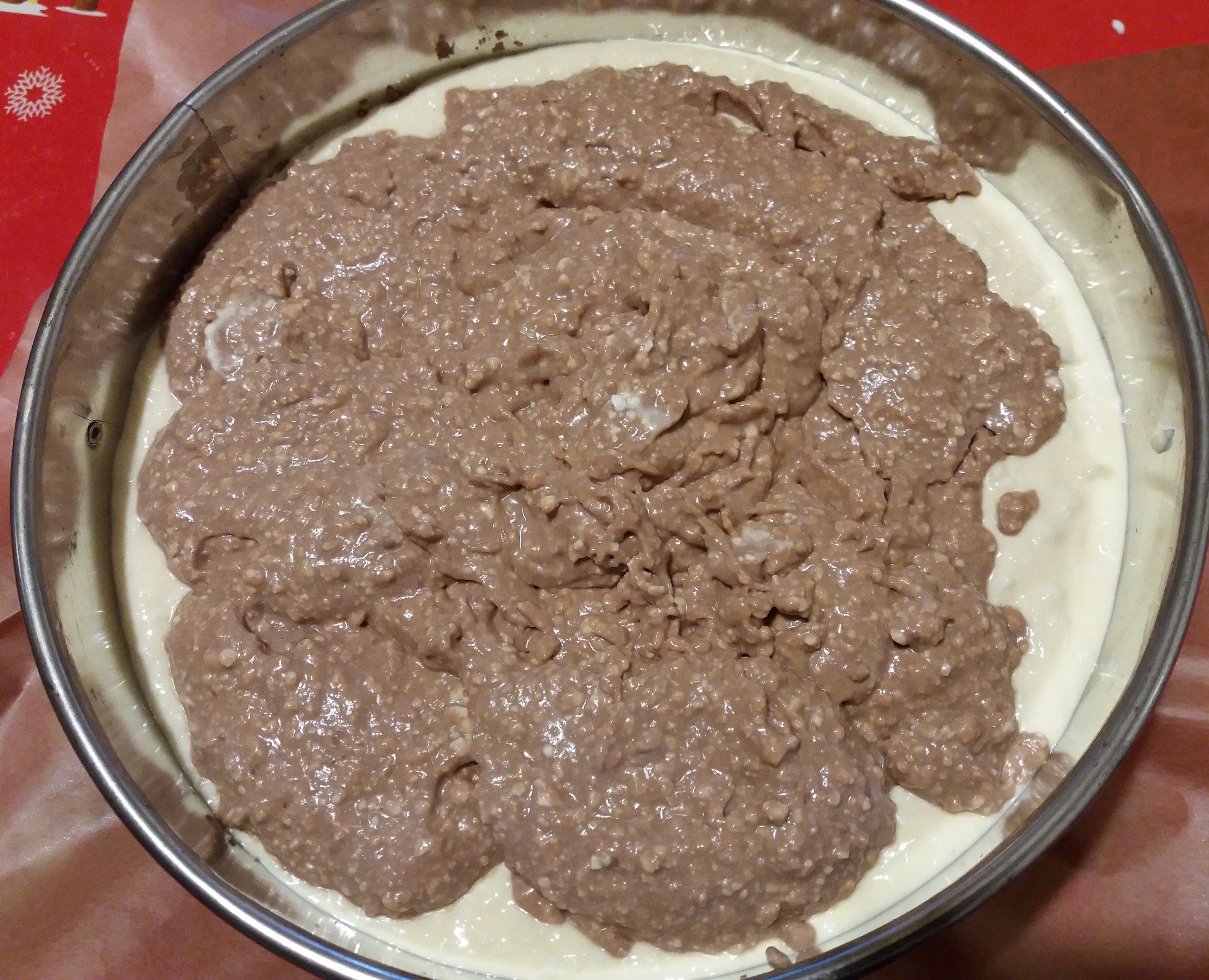 Desert cheesecake cu ciocolata