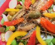 Salata cu sardine afumate si ardei copt marinat-10