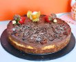 Desert cheesecake cu alune de padure si unt de arahide-0