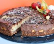 Desert cheesecake cu alune de padure si unt de arahide-2