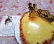 Desert tort Inima de cafea cu glazura oglinda-2
